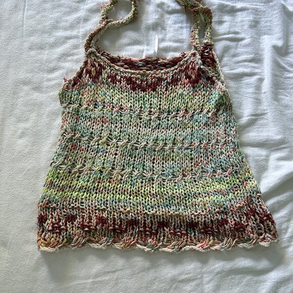 Free People Multicolour Artisinal Knit Cami - Picture 2 of 4
